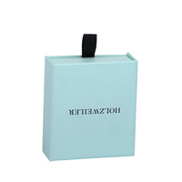 Boîtes d'emballage rigides jetables personnalisées pour petits bijoux, en carton gris, avec doublure en éponge et fermeture magnétique, pour colliers et bagues