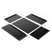Boîtier de projet électronique en aluminium anodisé sur mesure TZR, épaisseur 0,3 mm, tolérance 0,1 mm