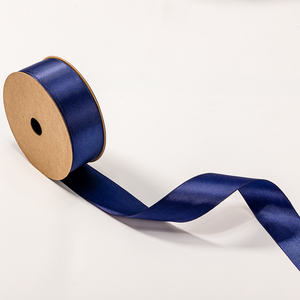 Cinta de Raso de Poliéster de Color Sólido Azul de 2CM*100Y, Rollo de Cinta de Satén de 1 Pulgada de Ancho, para Envolver Regalos y Lazos - Product Image 6