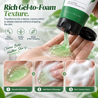 Nettoyant pour le visage en vrac 15% Centella Asiatica nettoyant pour le visage AHA BHA PHA crème hydratante de traitement de l'acné