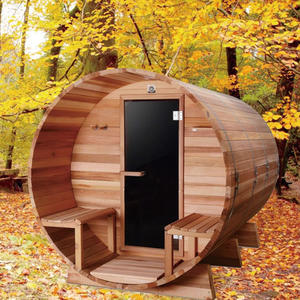 Bain à remous <span class=keywords><strong>en</strong></span> bois de cèdre finlandais moderne de luxe sur mesure, grand, chauffé au bois, 5m*2m, 6-8 personnes, spa, sauna extérieur pour la maison - Product Image 6
