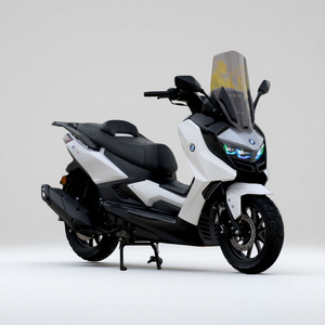 รถมอเตอร์ไซค์สกู๊ตเตอร์ Apex Ride Wholesale 149cc สำหรับขาย ระบายความร้อนด้วยอากาศ 6.3kW รถมอเตอร์ไซค์สำหรับเดินทาง 2 ที่นั่ง พร้อมระบบสตาร์ทระยะไกล - Product Image 2