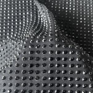 Taladro caliente <span class=keywords><strong>de</strong></span> cristal <span class=keywords><strong>de</strong></span> diamantes <span class=keywords><strong>de</strong></span> imitación negro clásico <span class=keywords><strong>pegado</strong></span> al <span class=keywords><strong>vestido</strong></span> <span class=keywords><strong>de</strong></span> <span class=keywords><strong>moda</strong></span> tela <span class=keywords><strong>de</strong></span> LICRA elástica personalizada - Product Image 3