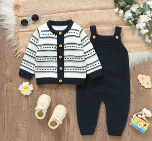 Ensemble de vêtements pour bébé garçon et fille, 1 pièce, marque privée, 100% acrylique, tenue d'automne-hiver, nouveau-né, nourrisson, tout-petit - Product Image 5