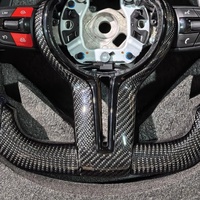 Volant sport en fibre de carbone pour BMW Série F F30 340i F10 535i F32 F20 F36 F22 M4 F82 X5 F15 F80 M3