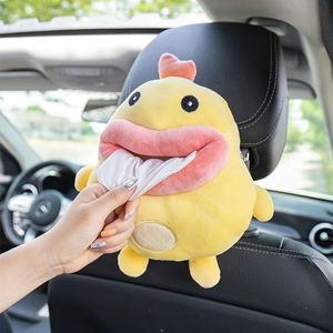 En gros : Jouet en peluche en forme de boîte à mouchoirs, super doux, coloré, en forme de grenouille, <span class=keywords><strong>lion</strong></span> créatif, poussin mignon, cadeau pour enfants - Product Image 4