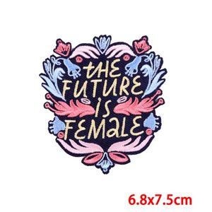 Nouvelle conception de patch thermocollant Girl Power Punk pour la décoration des vêtements et des sacs - Product Image 5
