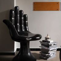Chaise de Bouddha en fibre de verre de créateur ornement d'art pour le café de loisirs de style de célébrité d'Internet dans le salon