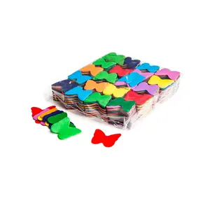 Biologisch Afbreekbaar Kleur Tissue Papier Confetti Vlinders Voor Bruiloft Tumbler Gooien Serpentine Hand Gooi Party Supply Decoratie