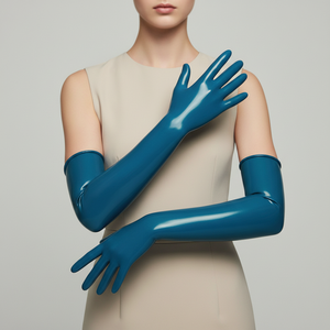 Guantes de Látex Dida Personalizados (Negros), Largos y Cortos, de Moda, con Caucho <span class=keywords><strong>Natural</strong></span> y Servicio de Procesamiento - Product Image 2