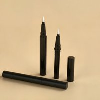 Nouveau mini tube de stylo eyeliner cylindrique portable avec mécanisme à bille en acier à flux direct et pointe en feutre, personnalisation OEM/ODM