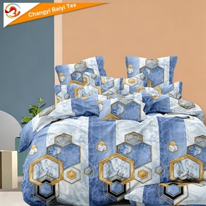 Ensemble de literie luxueux et léger en polyester à imprimé dispersé, haute solidité des couleurs, motifs ethniques géométriques - Product Image 6