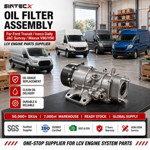 Proveedor de Repuestos, Conjunto de Filtro de Aceite para Ford Transit, Iveco Daily, JAC Sunray, Maxus V80, V90, LCV, Pieza de Repuesto para Lubricación - Product Image 1
