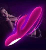 Schlussverkauf Großhandel G-Punkt wasserdichter Silikon-Häschen-Vibrator für Damenmasturbation 10-Frequenz-Vibrator sonstiges Sexspielzeug