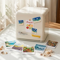 Imanes de Resina con Diseño de Olas del Océano - Adhesivos Decorativos para Refrigerador con Temática de Playa para Cocina, Hogar y Oficina