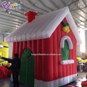 Yard Christmas Decoration Ornaments Inflatable Claus Home Giant Inflatable Christmas Santa House