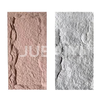 Couleur et style personnalisés polyuréthane pierre artificielle décorative effet de texture naturelle pierre de placage 3D PU panneau mural