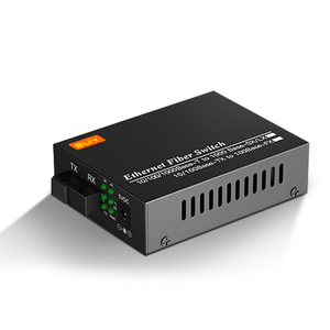 1 Port SFP SC Fiber Optic Media Converter 4 Port RJ45 POE Gigabit <b>Ethernet</b> <b>Switch</b> TX to FX SX LX for LAN Network - Product Image 1