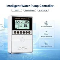 Contrôleur de pompe pour pompe à eau monophasée, démarrage et arrêt intelligents, 220V 0,37-3KW, protection contre la marche à sec