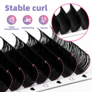 ESSI LASH C D Curl Handgefertigte Volumen-Wimpernverlängerungen Matte Schwarze Kaschmir-Wimperntrays <span class=keywords><strong>Premium</strong></span> Seiden-Wimpernverlängerungen - Product Image 6