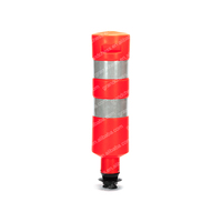 Délimiteur de circulation flexible en PU, poteau de délimitation de canalisation, cône de signalisation, délimiteur de circulation à vendre
