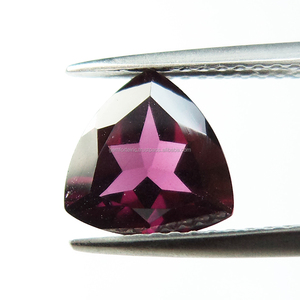 พลอยโรโดไลต์ที่ผ่านการรับรองจากธรรมชาติ100% โกเมนอัญมณีล้ำค่าพลอยสีชมพู - Product Image 1