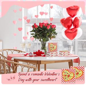 Mini Caja de Pizza Cuadrada de Cartón con Forma de Corazón para San Valentín, Cajas Pequeñas para Galletas, para Celebraciones, Recuerdos de Fiesta, Cumpleaños, Bodas - Product Image 5