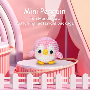 Kit de Ganchillo <span class=keywords><strong>Amigurumi</strong></span> Todo en Uno para Principiantes: Set para Hacer Pingüinos con Herramientas Completas y Video Tutorial - Excelente Idea de Regalo - Product Image 1