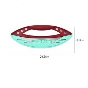 Semicircular Ring Pizza Cutter and Herb Large-Sized Multi-Functional Slicing Knife, Baking Tool. - Product Image 4