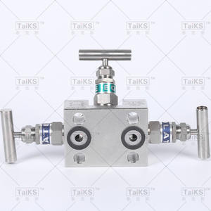 Manomètre différentiel en acier inoxydable à trois vannes intégré, transmetteur de pression à filetage interne/extérieur - Product Image 3
