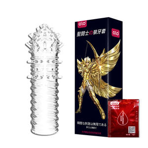 Fournisseur en gros de produits : Manchon <span class=keywords><strong>vibrant</strong></span> transparent pour pénis, à picots, pour hommes. Commencez votre service de boutique en ligne. - Product Image 6