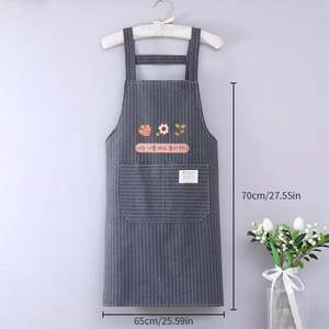 Custom Kitchen Bib <b>Aprons</b> for Professional <b>Chefs</b> Waterdrop Resistant & Durable Designed with 2 Pockets - Product Image 4