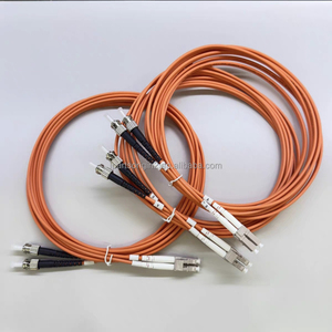 Cable de Fibra Óptica Dúplex Multimodo Personalizado de Fábrica, OM2 3.0mm LSZH, Cable de Conexión de Fibra Óptica LC-ST para Interiores, para Redes FTTH FTTX - Product Image 4