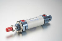 Cylindre pneumatique de pression de tête de compresseur d'air de double tige de moto d'alliage d'aluminium de vente chaude AirTOP HLPC