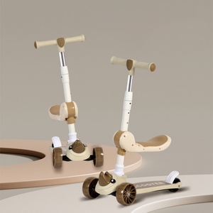Folding New Models <b>Kids</b> Toys 3 in 1 Child <b>Seat</b> Mobility Widening Thickening Push Rod Toy Car 3 Wheel <b>Electric</b> <b>Scooter</b> - Product Image 3
