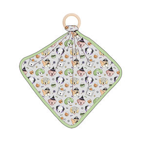 Couverture <span class=keywords><strong>de</strong></span> bébé en bambou respirante et hypoallergénique avec motif neutre forêt, idéale pour apaiser les nourrissons, doudou en bambou pour bébé - Product Image 1