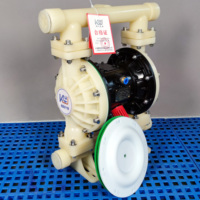 Pompe à eau pneumatique à diaphragme en fluoroplastique PVDF de 1-1/2 pouce, transporte des liquides corrosifs, de l'acide chlorhydrique et de l'hydroxyde de sodium