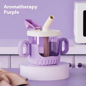 Bouteille d'eau en plastique mignonne avec poignée spéciale, ventouse et conception anti-chute - Écologique, lavable au lave-vaisselle, pour une utilisation en extérieur - Product Image 6