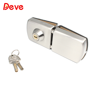 Deve Frame less Edelstahl Central Metal Interieur Metallic Tür beschläge Wasserdichte Verriegelung Haupttor Glass chiebe türschloss - Product Image 2