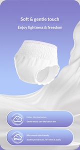 Serviettes hygiéniques de nuit type pantalon, technologie anti-fuites latérales, en coton doux, tailles M-L/XL/<span class=keywords><strong>XXL</strong></span>, lot - Product Image 3