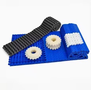 모듈 벨트 식품 등급 플라스틱 모듈 컨베이어 벨트 하이 퀄리티 소재 플랫 탑 디자인 - Product Image 5