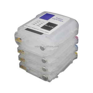 Cartouches d'encre rechargeables n° 82 11 compatibles avec <span class=keywords><strong>HP</strong></span> <span class=keywords><strong>DesignJet</strong></span> <span class=keywords><strong>111</strong></span> 111r A565A C4836 C4837 C4838 avec puce - Product Image 6