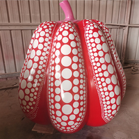 Accessoires de citrouille d'Halloween en fibre de verre artificielle 80/200 cm pour parcs d'attractions - Vente en gros usine, résistants à l'eau et aux UV