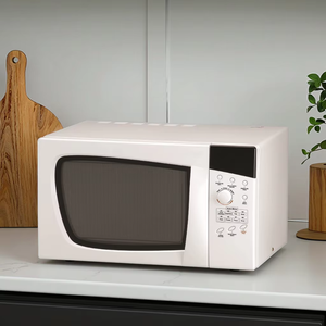 Four à micro-ondes de comptoir en acier inoxydable de haute qualité, 23 l, 230 V/50 Hz, commande mécanique, 800 W, verrouillage enfant, usage domestique - Product Image 1