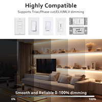 Transformateur à tension constante 60W 12V Triac/ELV/MLV Dimmable homologué UL8750 pour éclairage LED