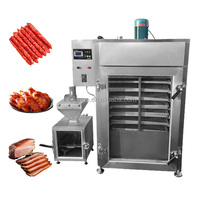 Four à fumer automatique 30L/50L/100L/150L/200L en acier inoxydable 304 pour saucisses, poisson, poulet, viande, prix de la machine à fumer la viande