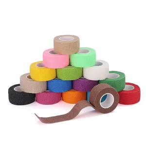 Bendaggio elastico ad alta compressione da 5cm stampa di frutta bende di cotone ad alta coesiva fasciatura elastica colorata