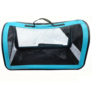 Transportín Plegable para Gatos, Material Oxford de Lados Suaves, Diseño Transparente para Viajar Fácilmente, con Asa de Transporte y Correa para el Hombro - Product Image 2