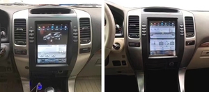 Centre multimédia de voiture 10.4 pouces Android 9.0 lecteur de Navigation Gps multimédia pour <span class=keywords><strong>Toyota</strong></span> Prado GX 470 <span class=keywords><strong>120</strong></span> 2002-2009 4gb + 64gb - Product Image 4