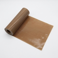 Tissu en fibre de verre enduit PETF antiadhésif, résistant à l'huile et aux hautes températures, à faible bruit, pour repassage par transfert thermique et cuisson alimentaire